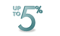 5% Cashback Bonus