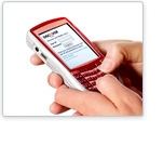 Log in when you're on the go.