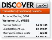 Discover.com Mobile
